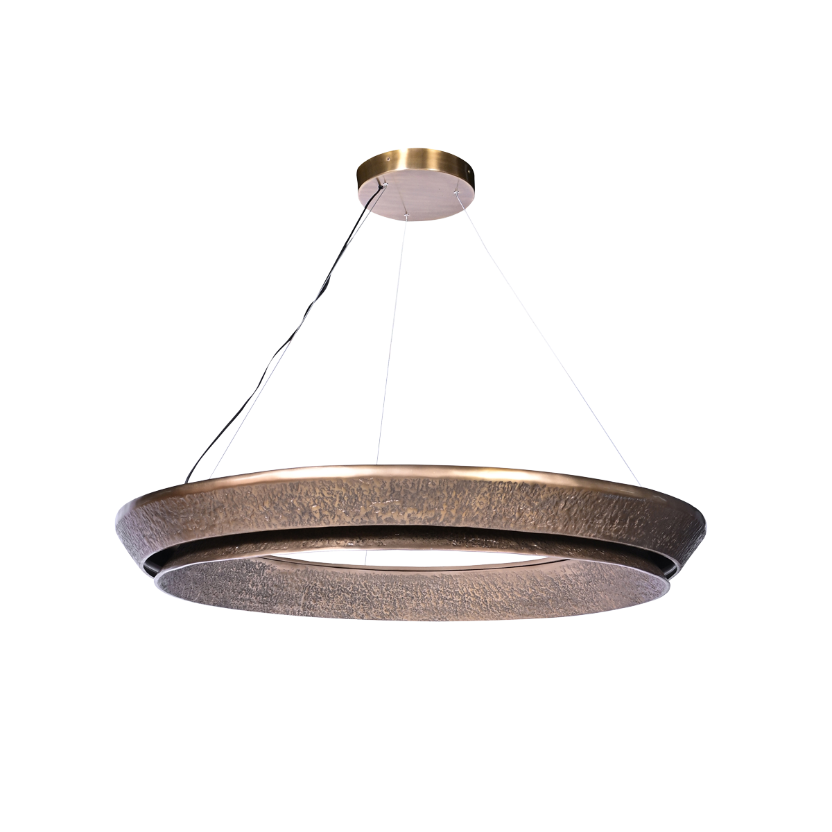 Round Chandelier - Gold