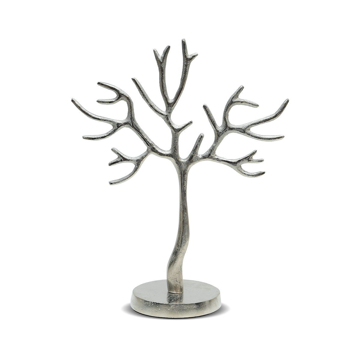 Tree Twig Decorative Object - Raw Silver