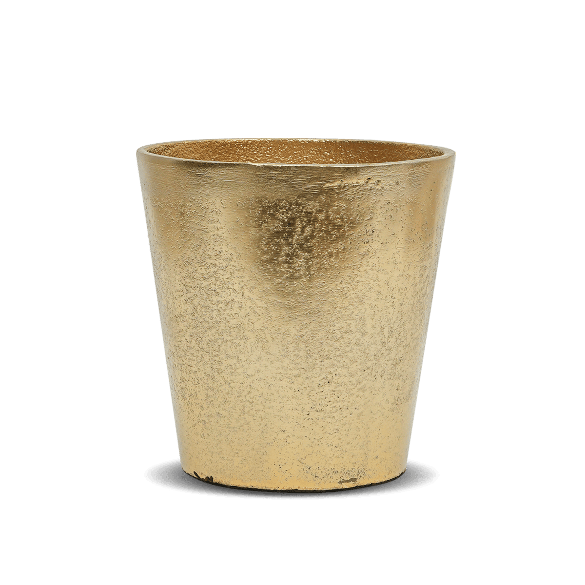 Round Taper Pot (Large) - Antique Bright Gold