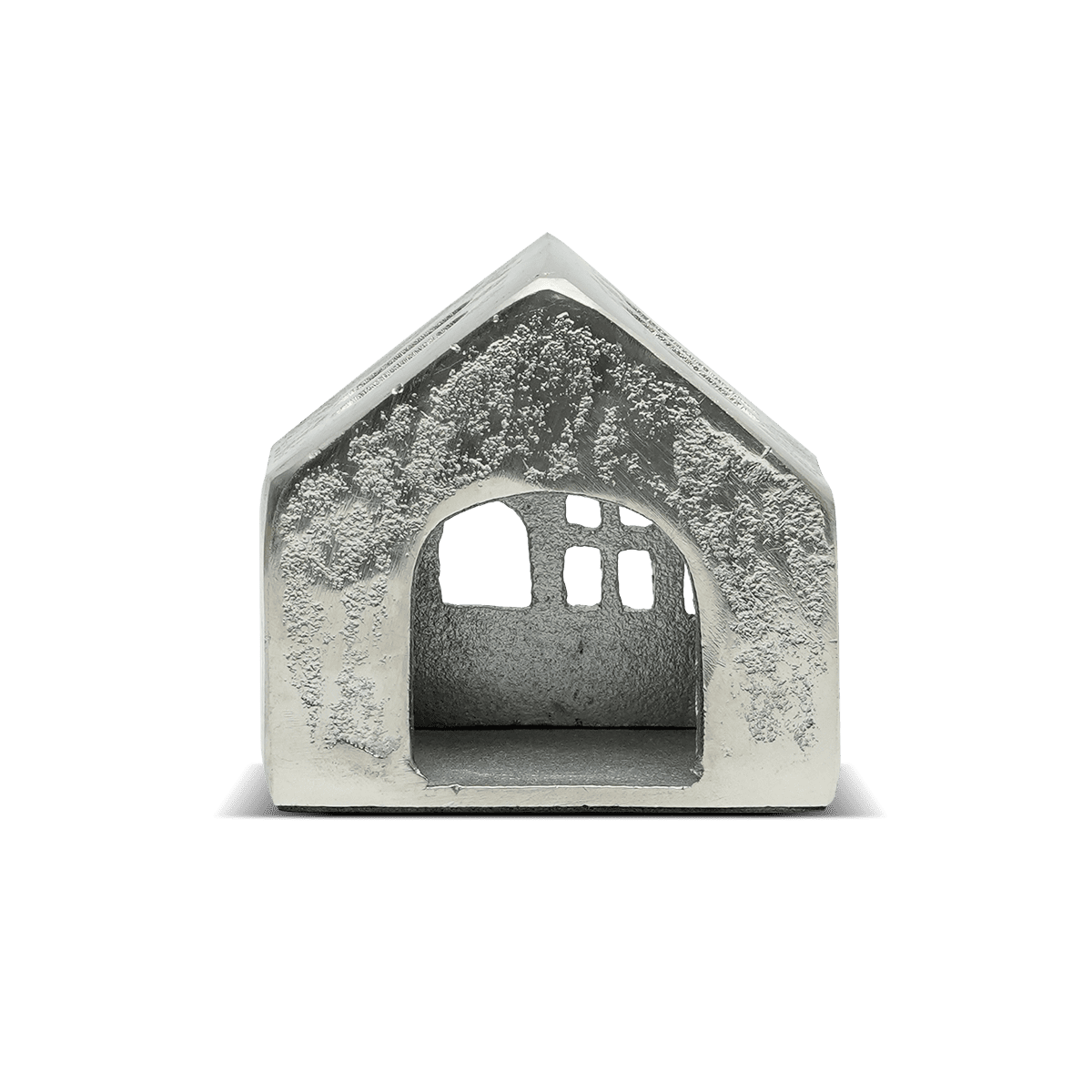 House Decorative Object - Raw Silver