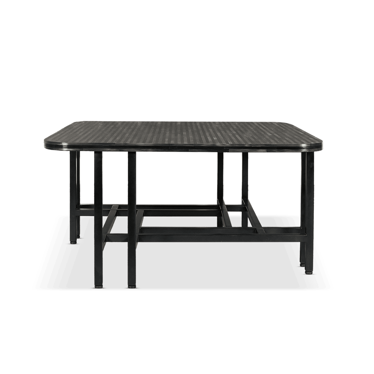 Straw Coffee Table - Silver