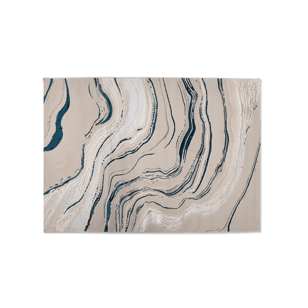 Ocean Carpet (X-Small) – Beige Teal