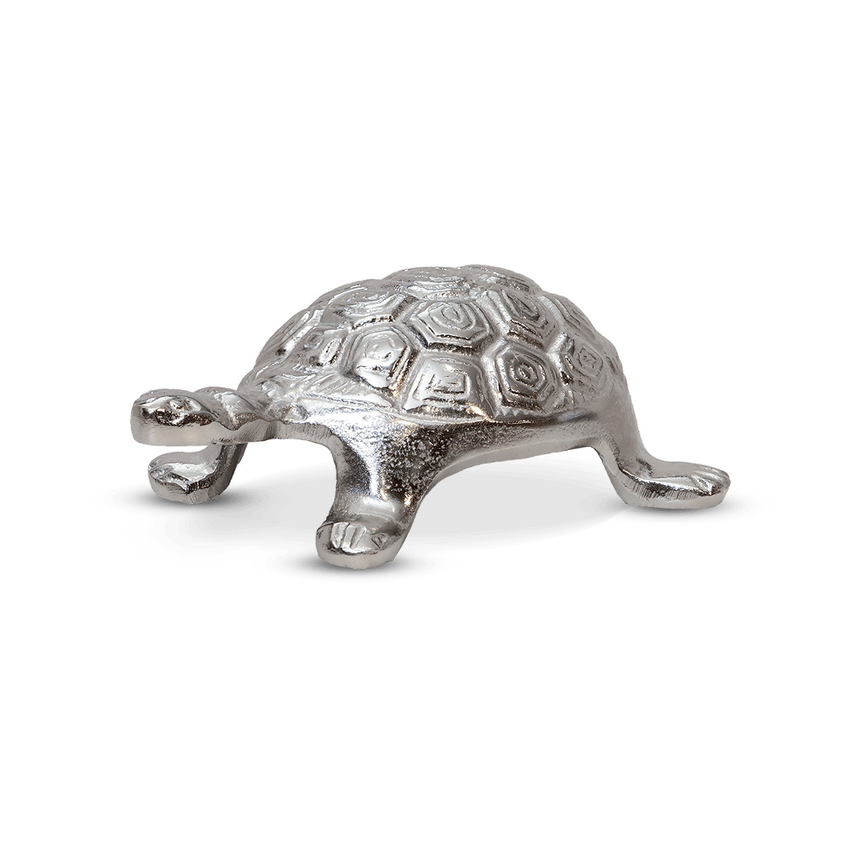Turtle Figurine 1 - Raw Silver