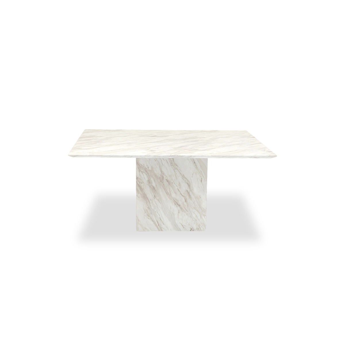 Artistico Dining Table Beige Marble 160cm Modern Rectangular