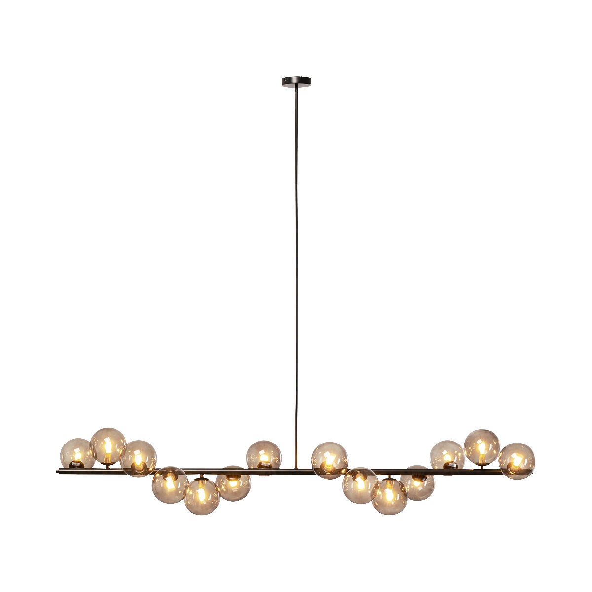 Scala Balls Pendant Lamp, Black, 150 CM