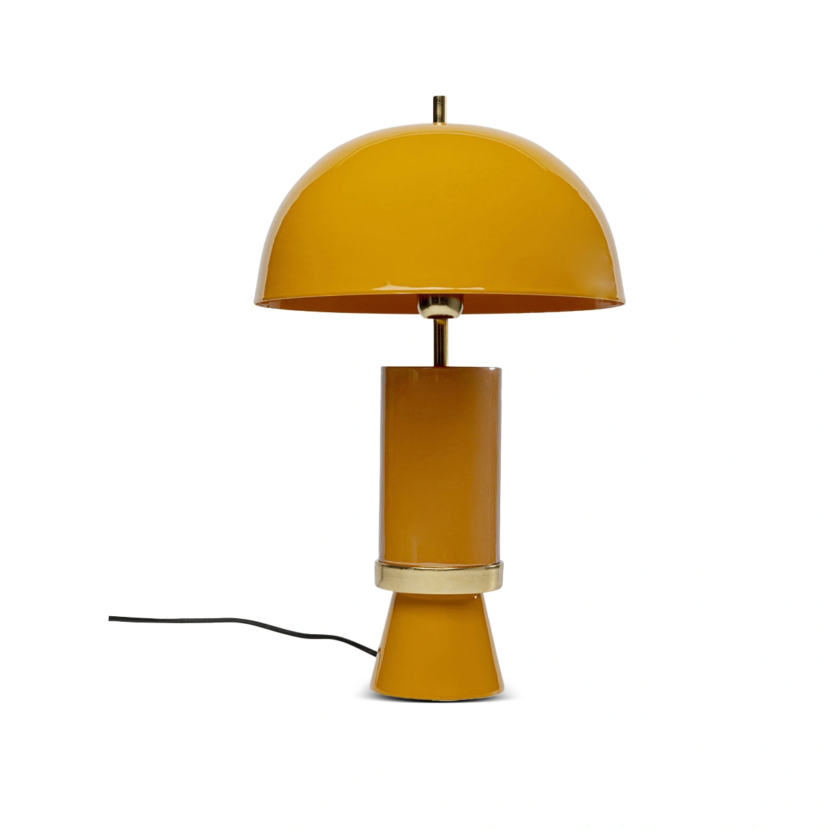 Josy Geometric Table Lamp - Yellow