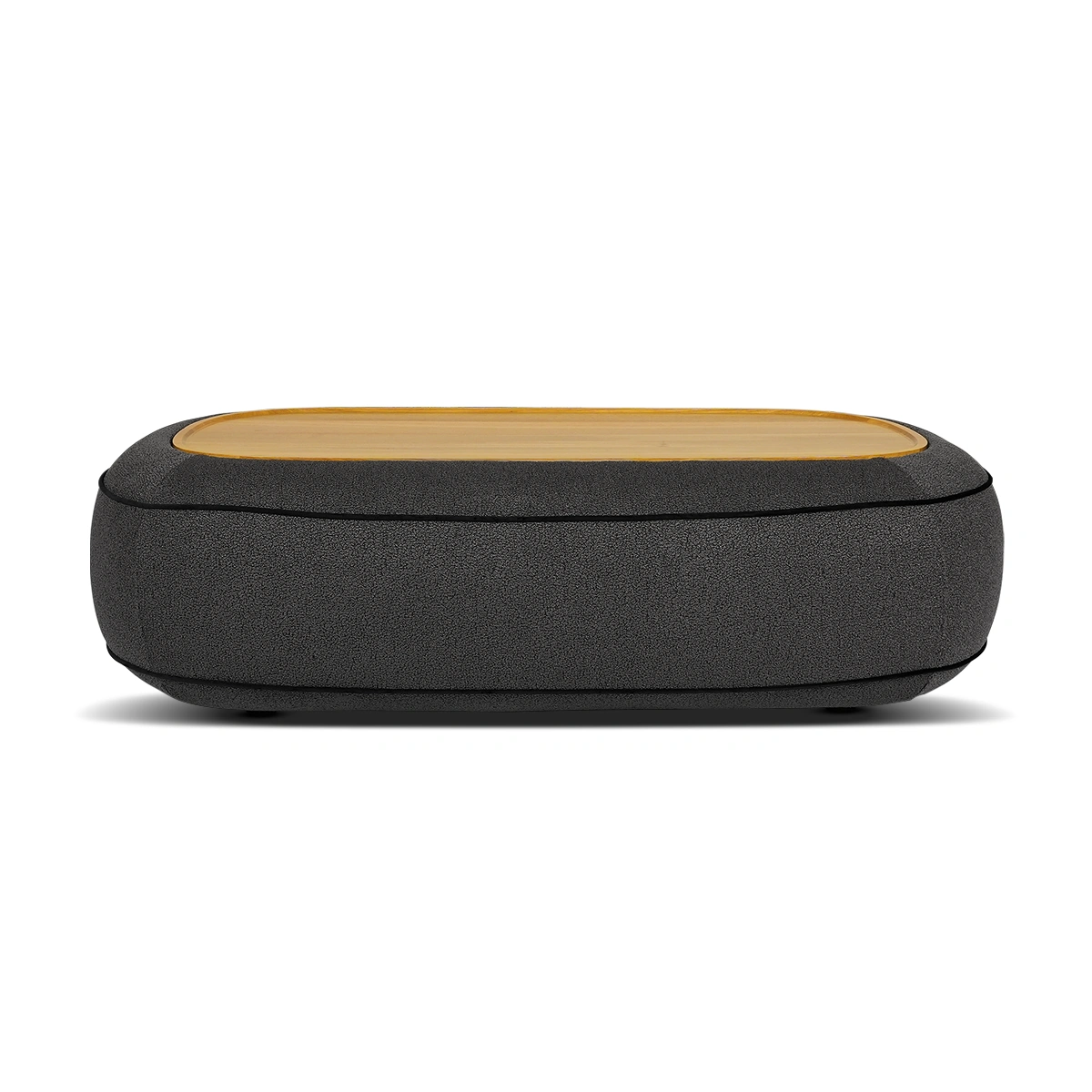 Skew Wooden Coffee Table - Black