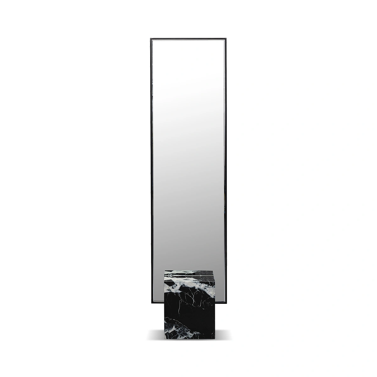 Hulda Floor Mirror - Black