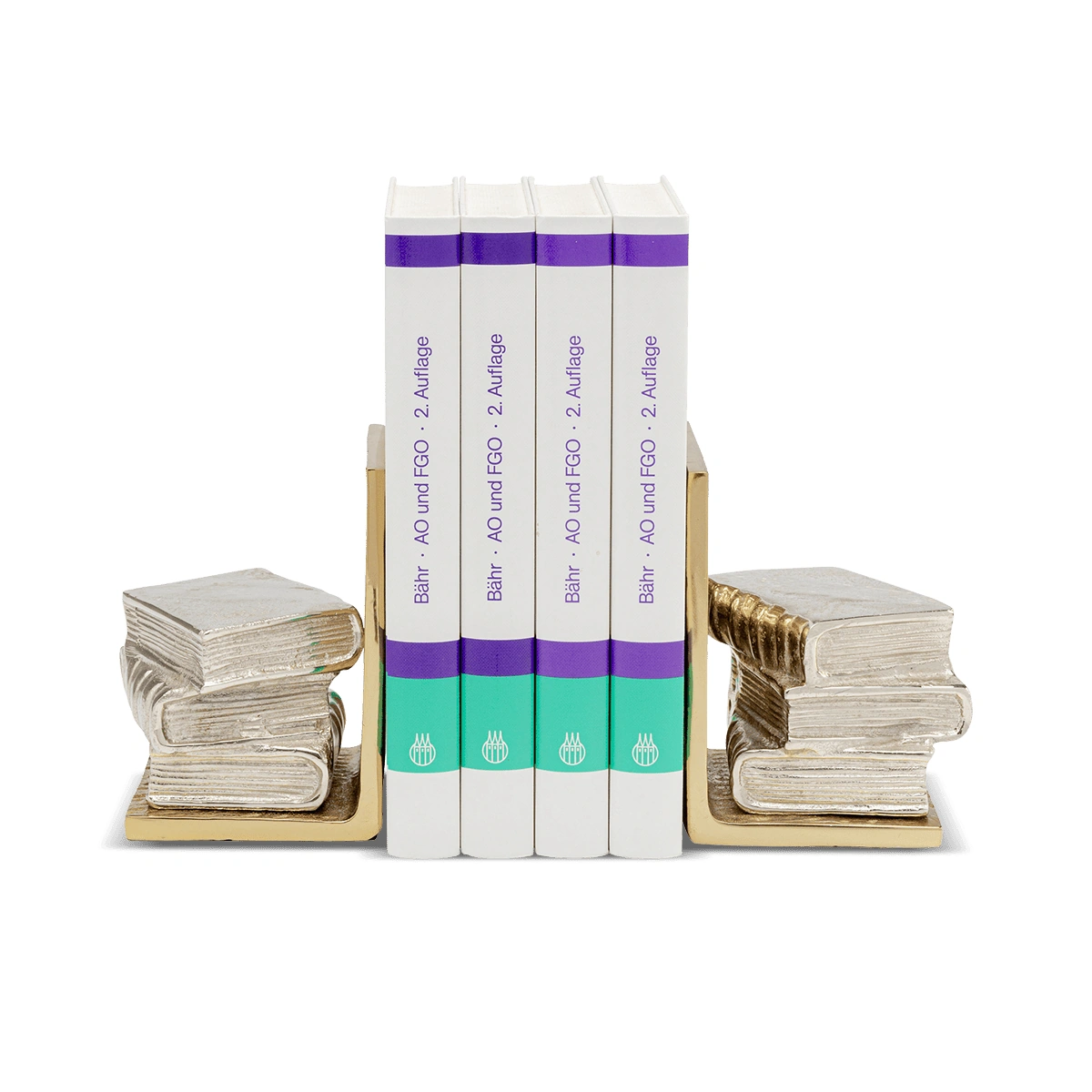 Corner Bookend (Set of Two) - Gold