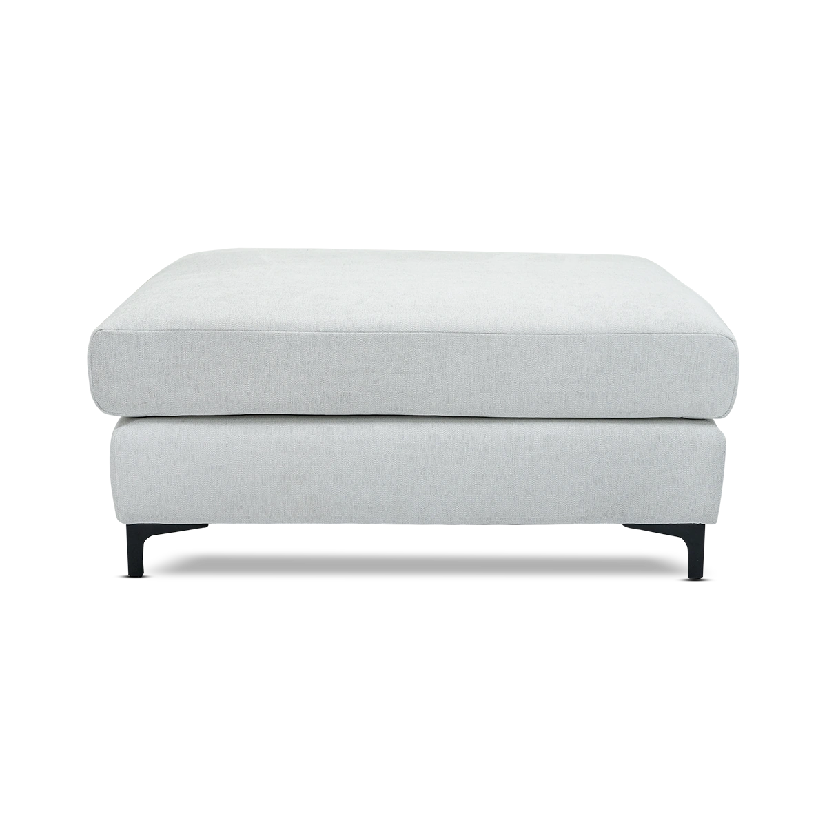 Beige Lua Big Pouf in Durable TARIM Polyester