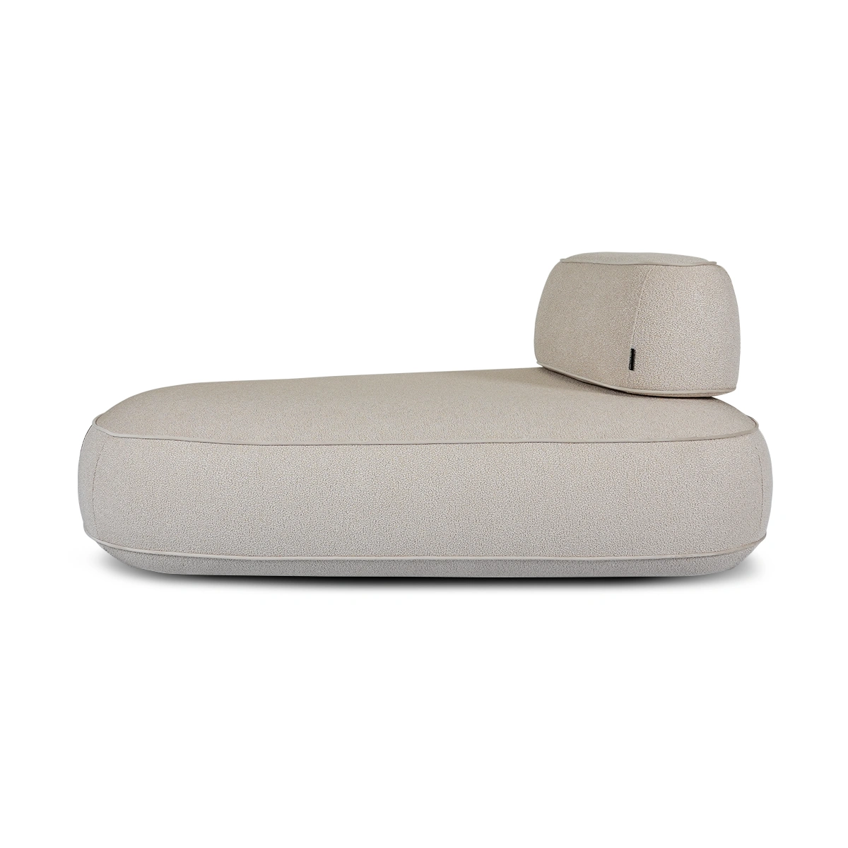 Skew Sofa with Chaise Longue – Sand | Polyester Fabric & Deep Foam