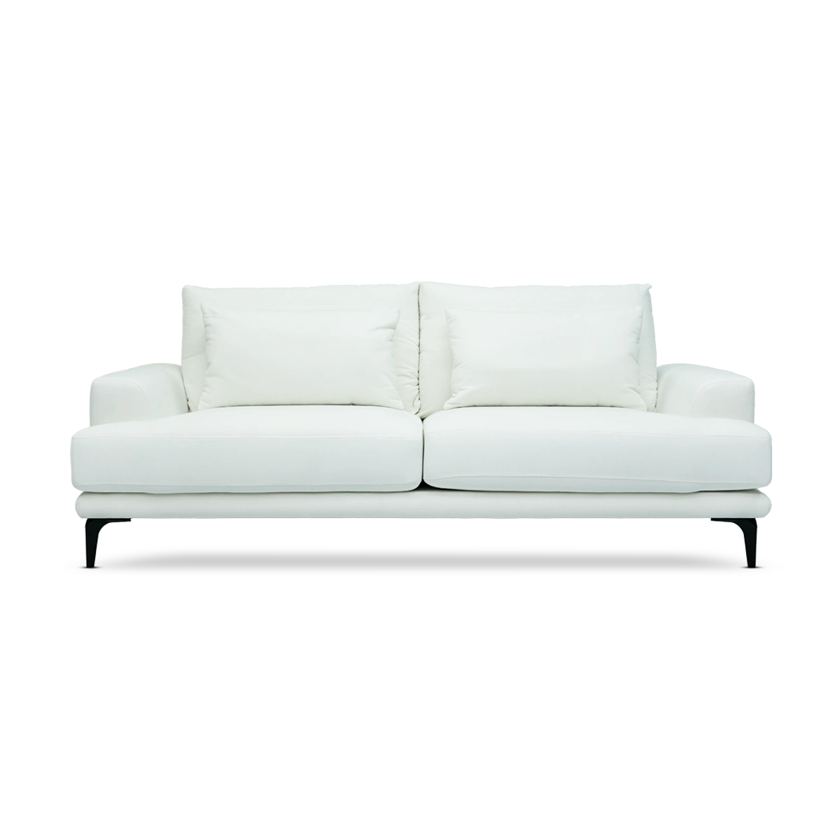 Seater Sofa – Vienna White | Polyester Fabric & HR Foam