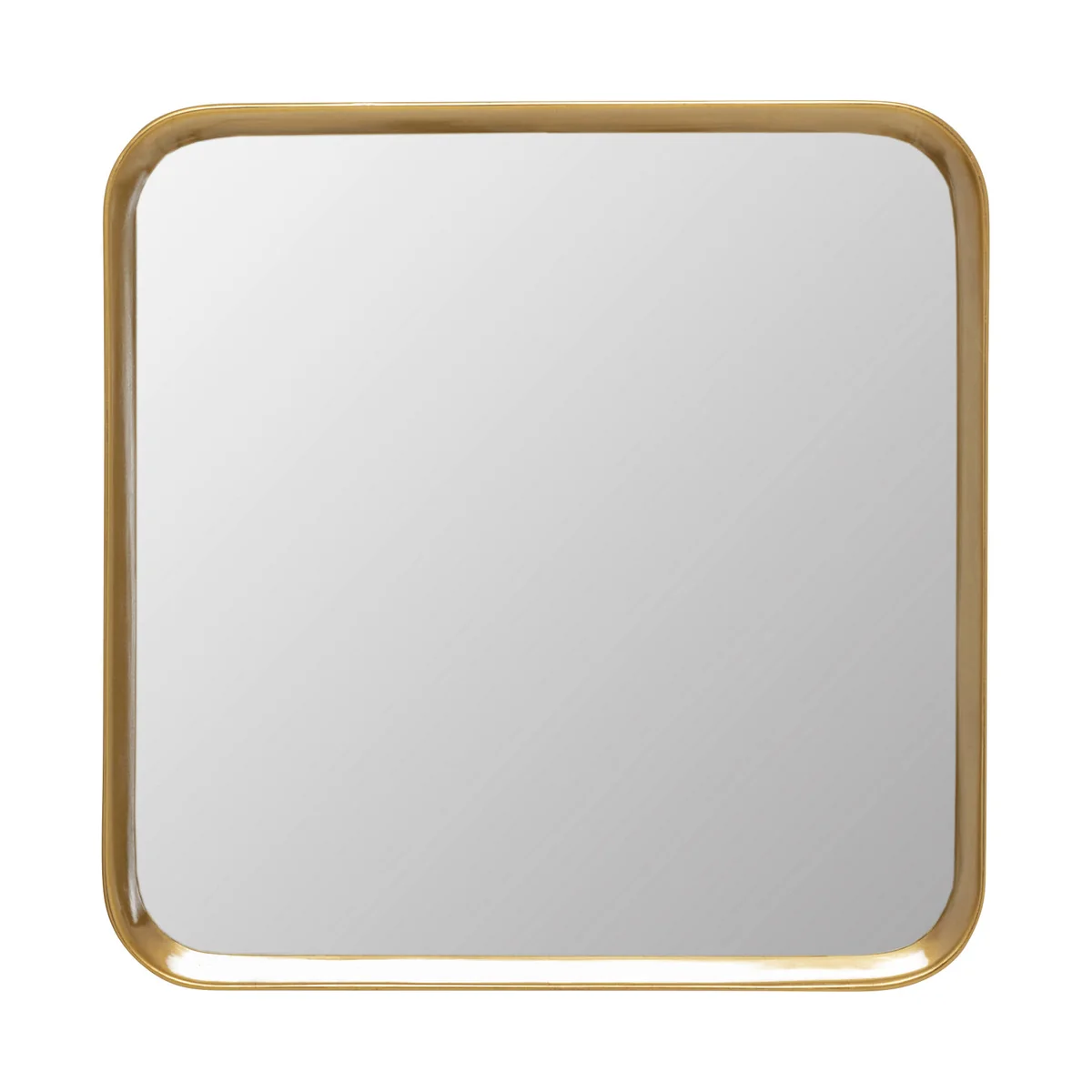 Vincenza Golden Polyurethane Square Wall Mirror - 63x63 cm