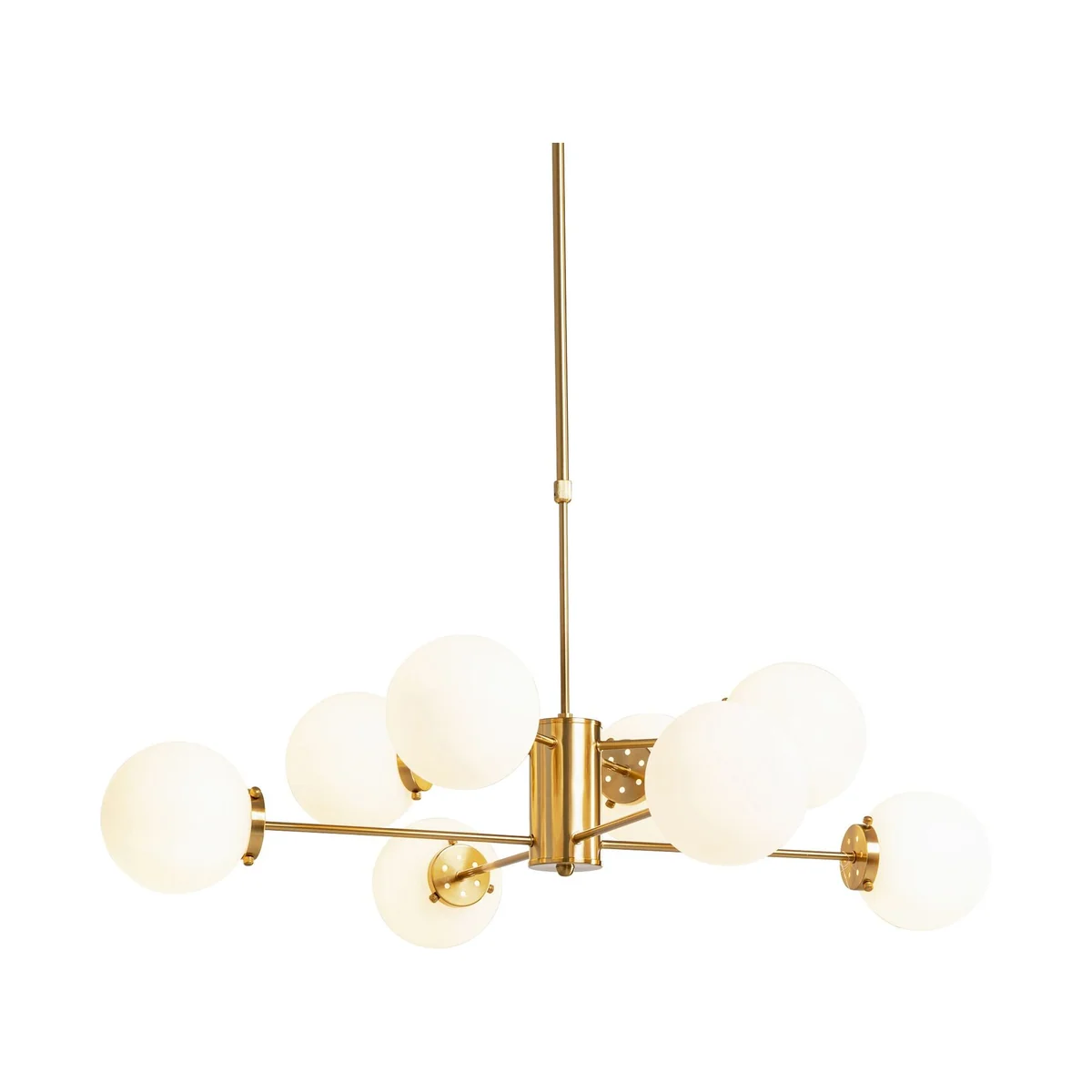 Heavenly Gold Steel Brass-Plated Pendant Lamp, Dia98cm