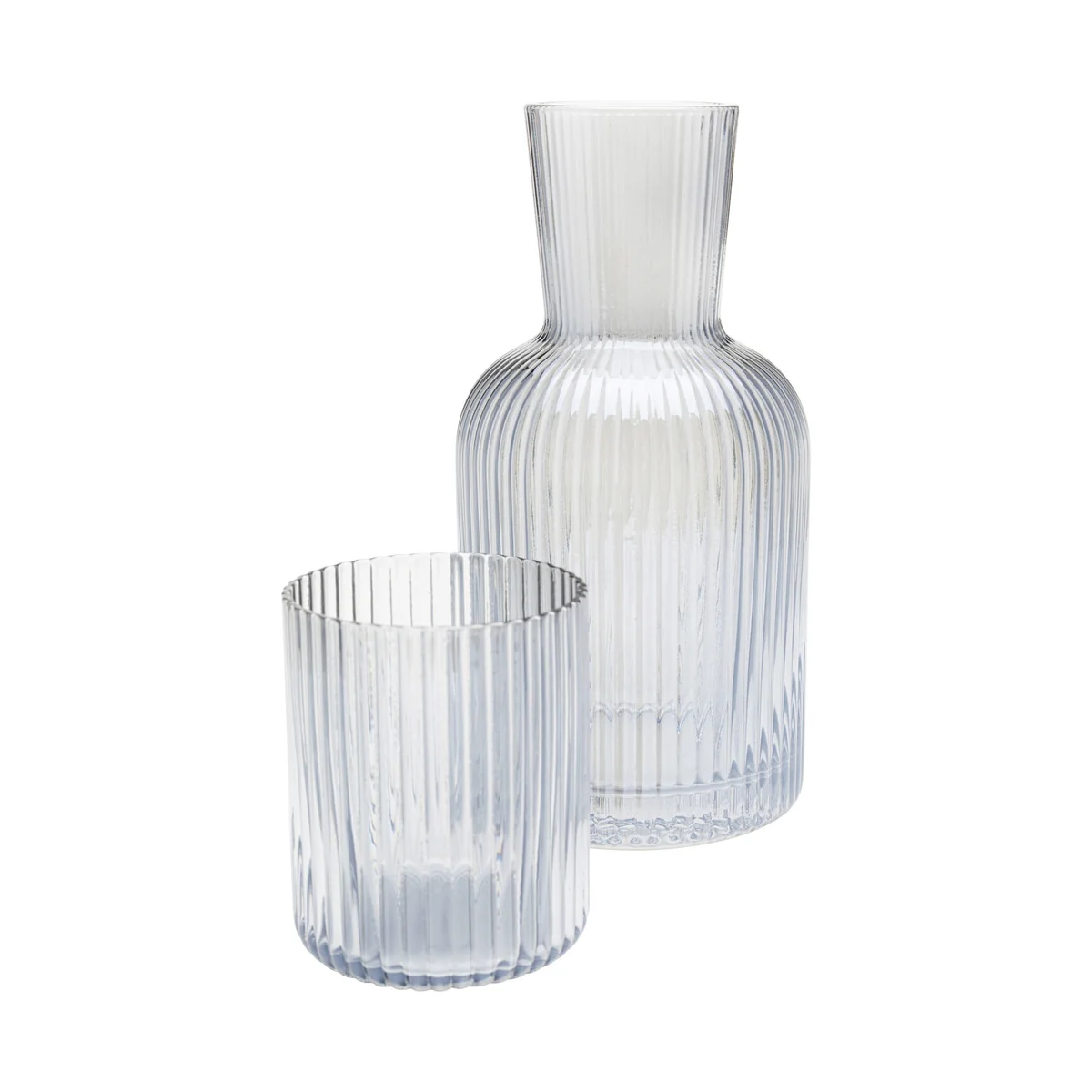Tango Carafe in Grey Clear Glass