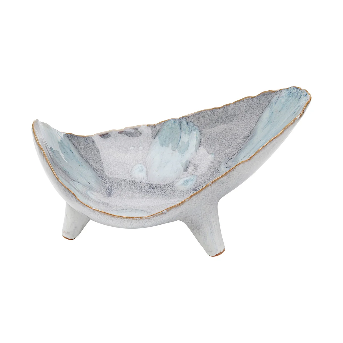 Small Mina Bowl in Multicoloured Stoneware