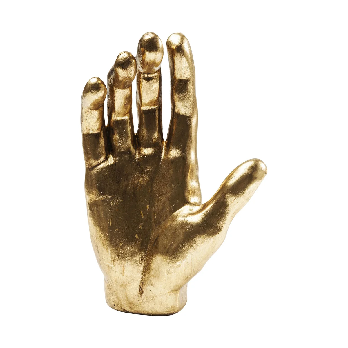 Golden Polyresin Hand Deco Object, Size L 23 cm x D 12 cm x H 35 cm