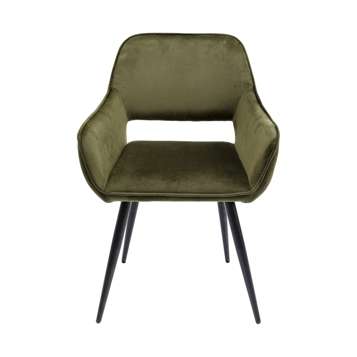 San Francisco Dining Chair With Armrest -  Green