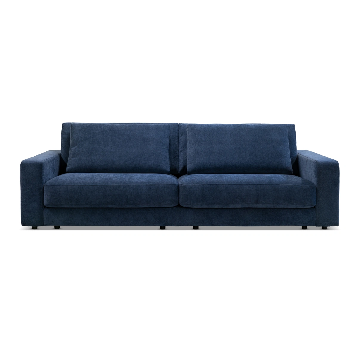 Rio 4 Seater Sofa Wide Armrest – Blue | Fabric Upholstery, Spacious Seating & Modern Living Room Comfort