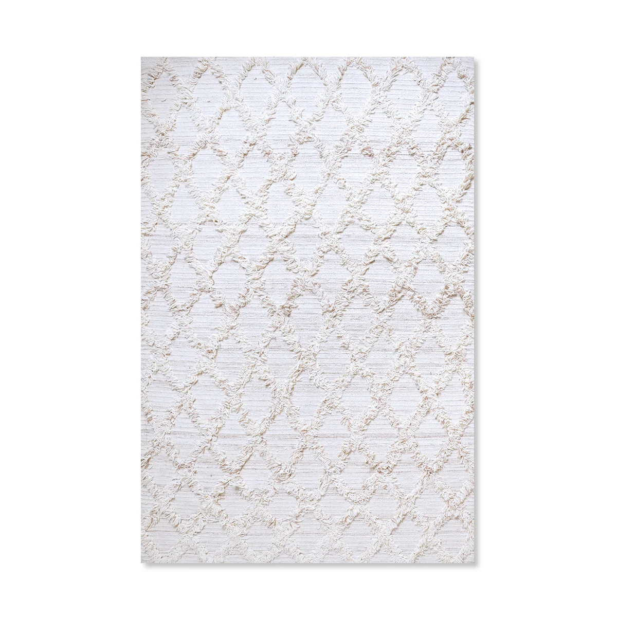 Carpet Jucar – Ivory | Hand Woven Wool Finish, Soft Neutral Tone & Elegant Area Rug for Bright Living Spaces