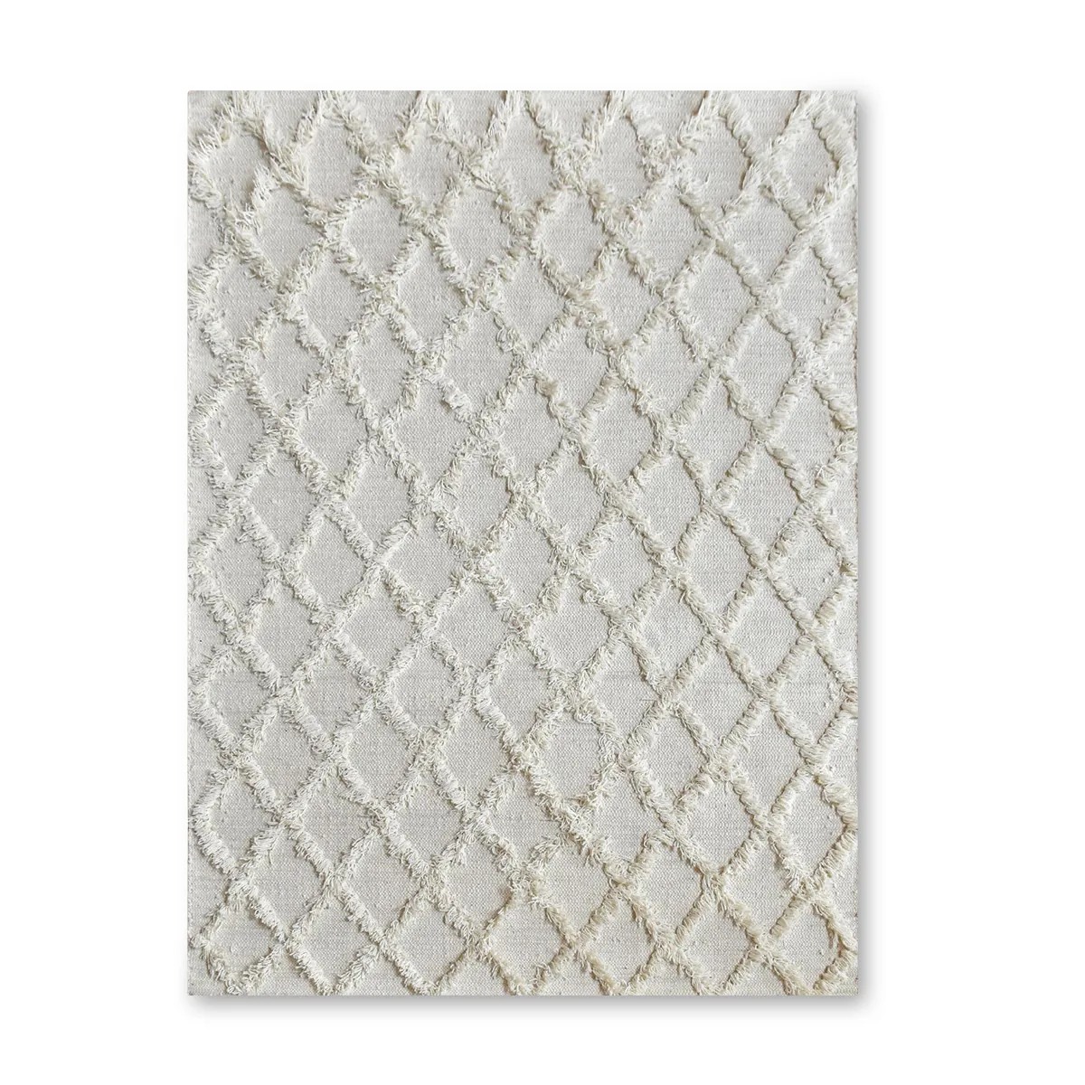 Carpet Jucar – Natural Beige | Hand Woven Wool Construction, Organic Neutral Shade & Versatile Area Rug for Modern Homes