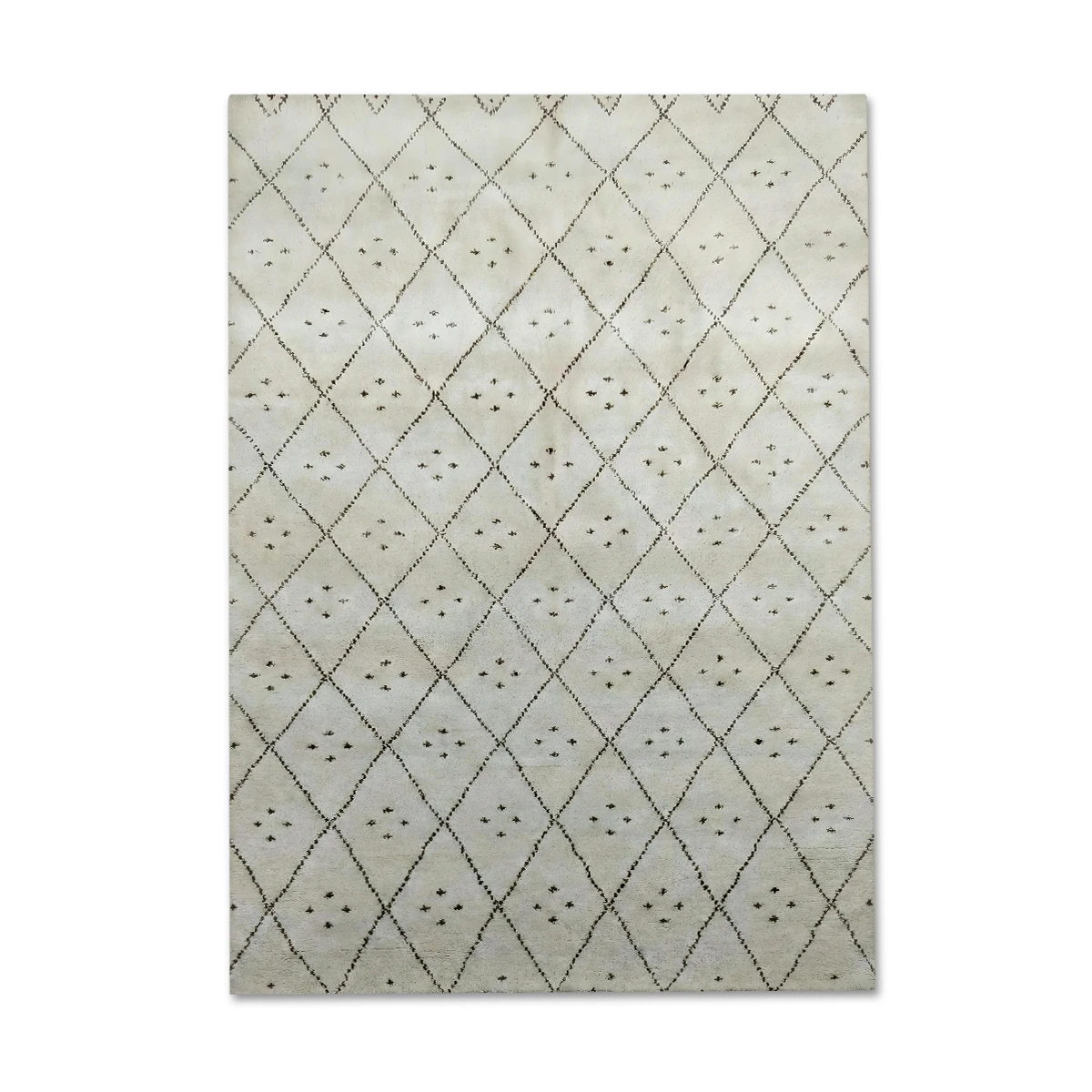 Carpet Andrea – Ivory Brown | Hand Knotted Wool Craftsmanship, Classic Pattern Detail & Elegant Area Rug for Refined Interiors