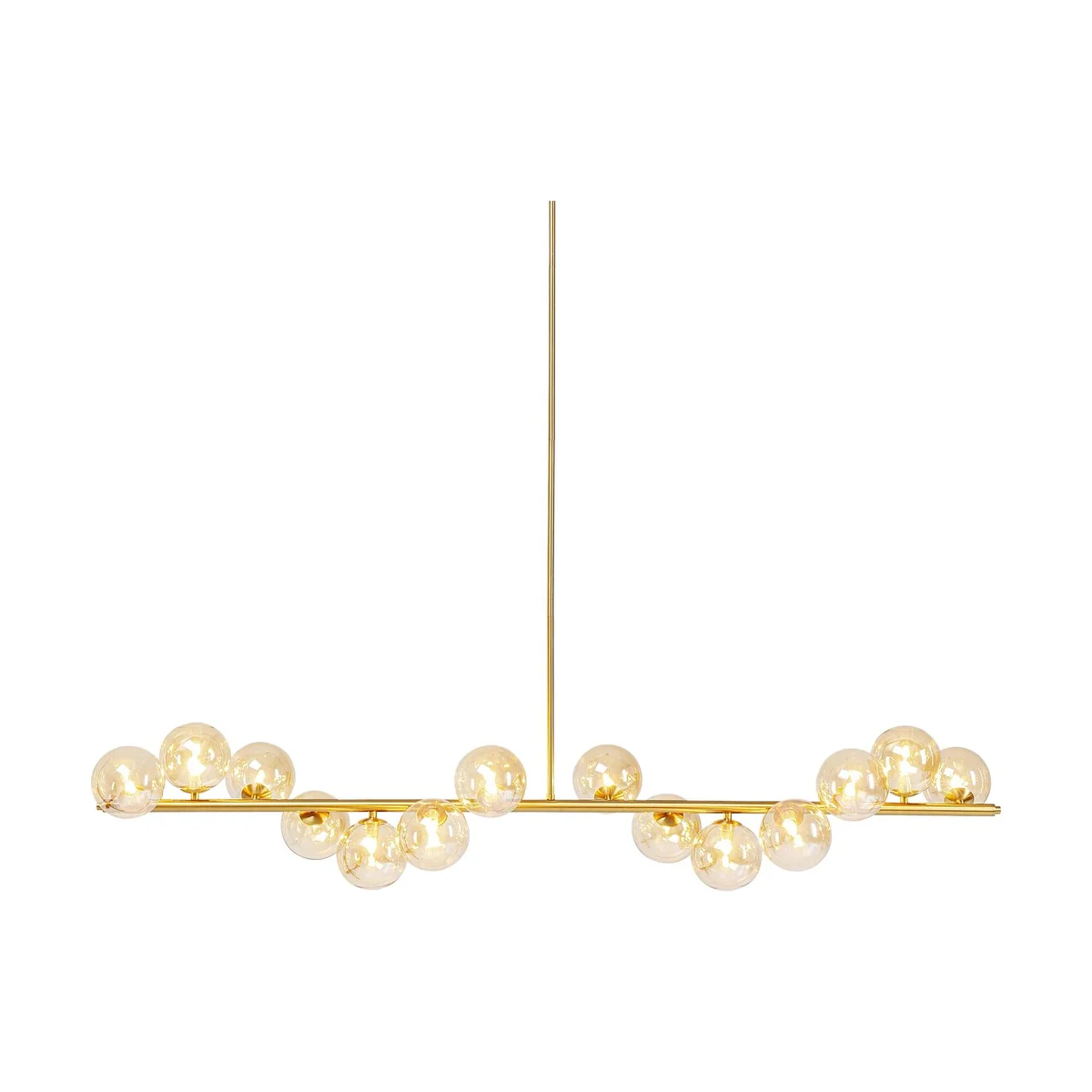 Scala Balls Pendant Lamp in Golden Brass