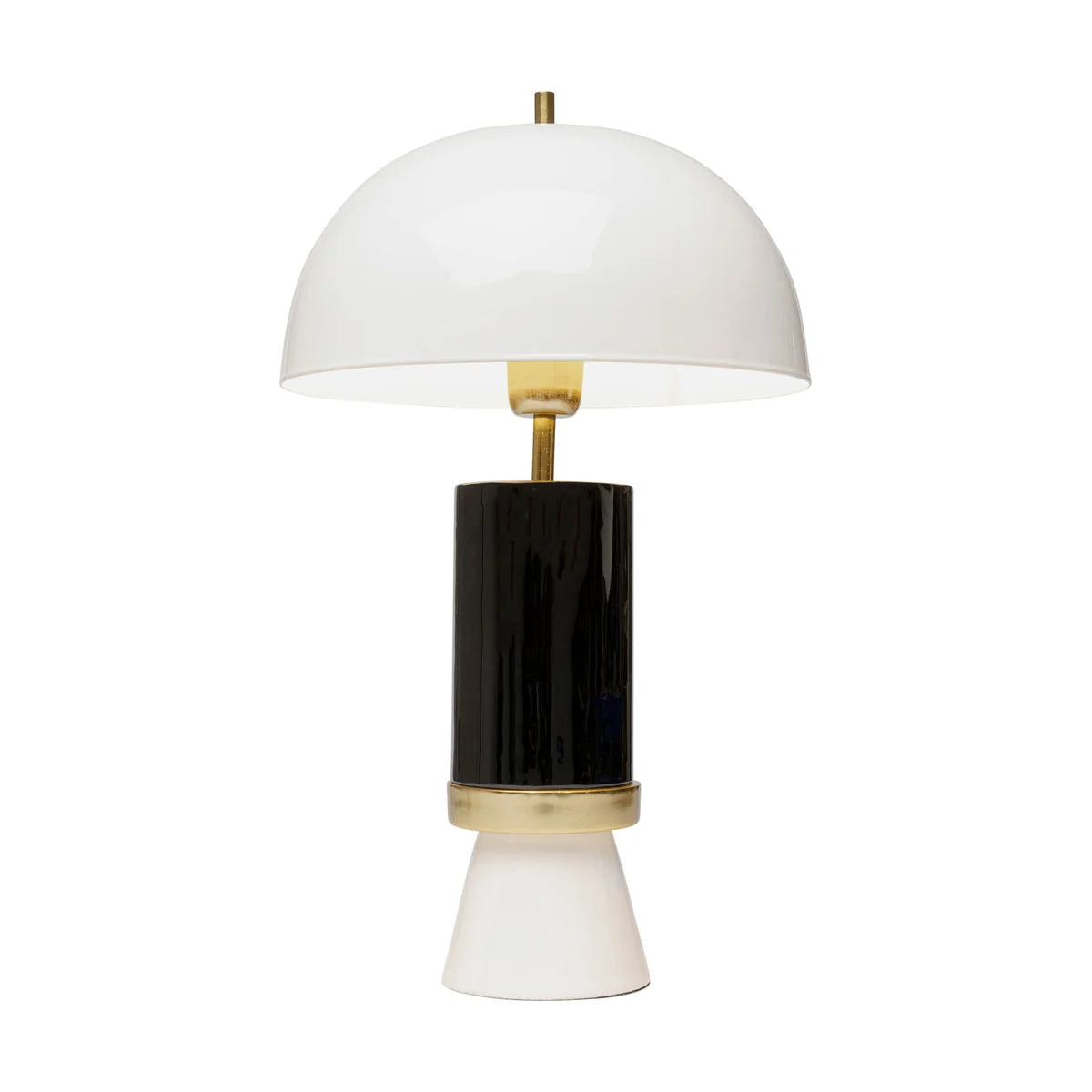 Josy Black Steel Enameled Table Lamp - 30x30x51cm