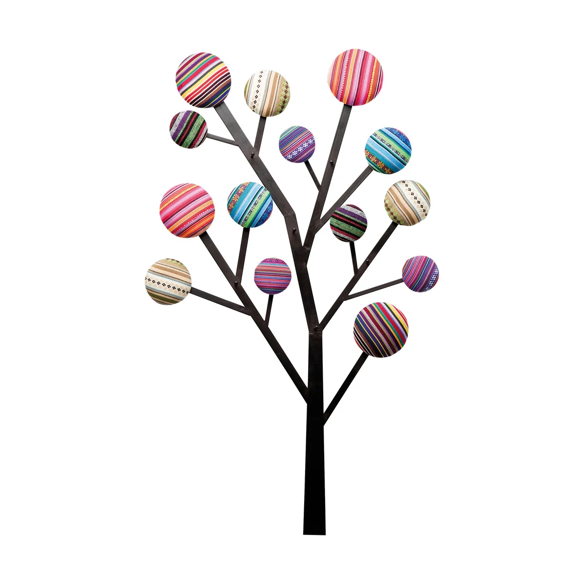 Multicolor Bubble Tree Coat Rack in Painted Iron