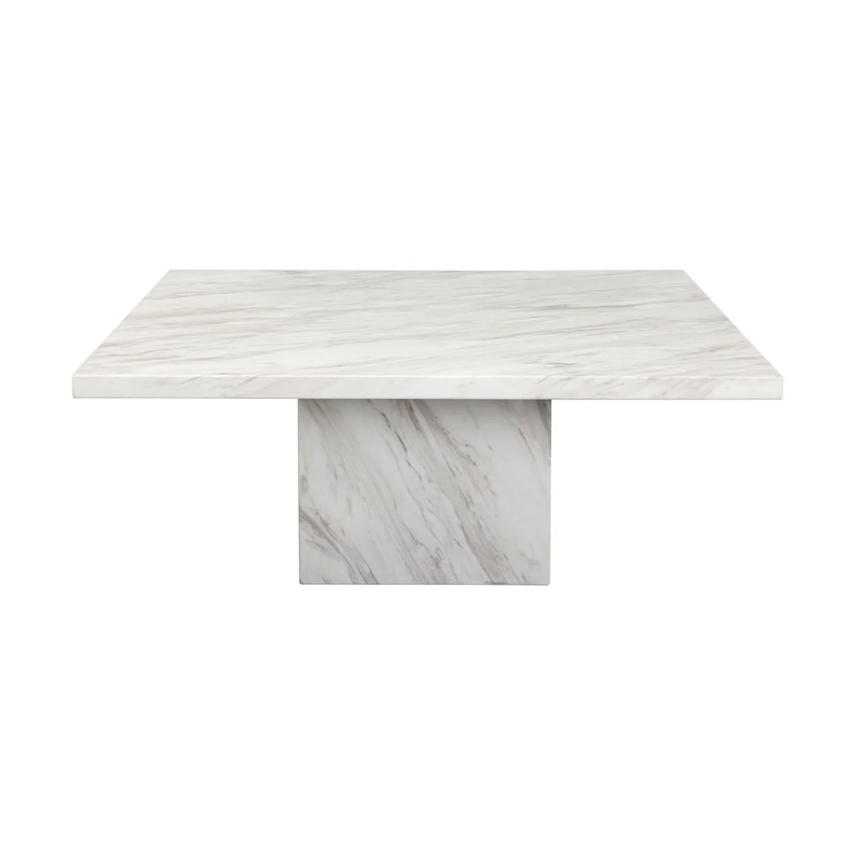 Artistico White Marble Coffee Table - 100cm