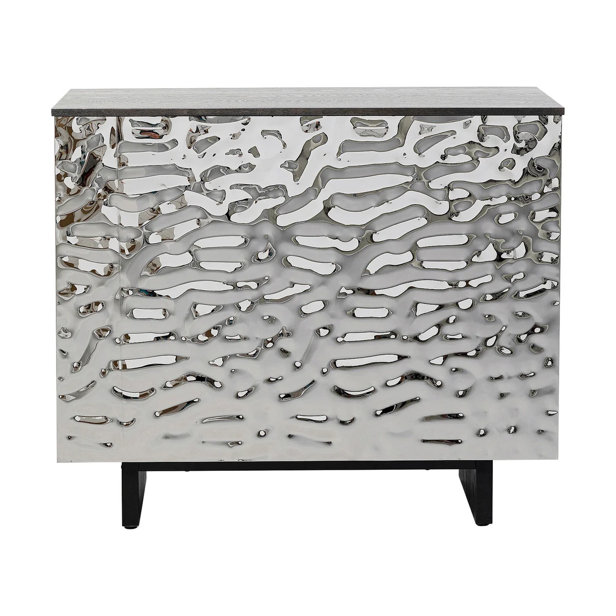 Caldera Bar Cabinet - Silver