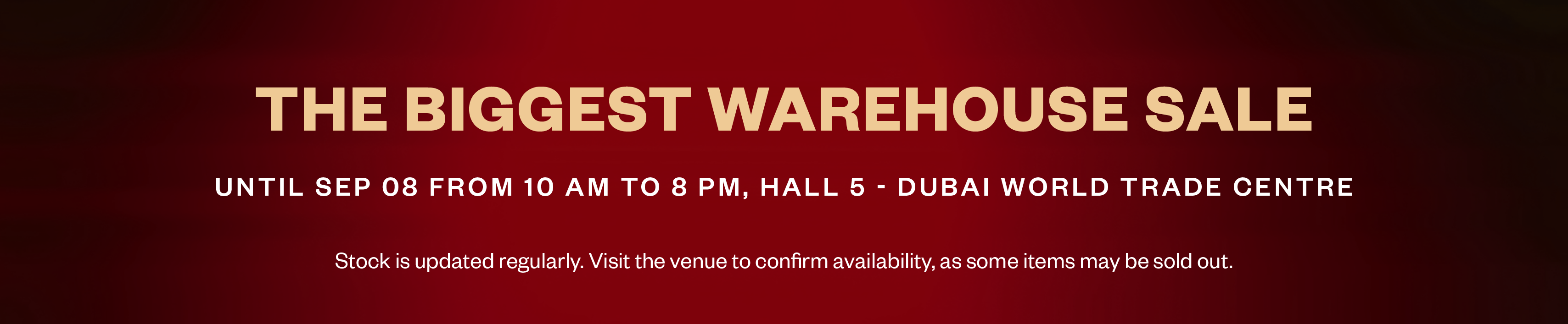 Chattels Warehouse Sale